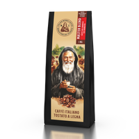 Caffè Miscela Master del Monastero del Silenzio tostato a legna nelle montagne del Mugello, Firenze