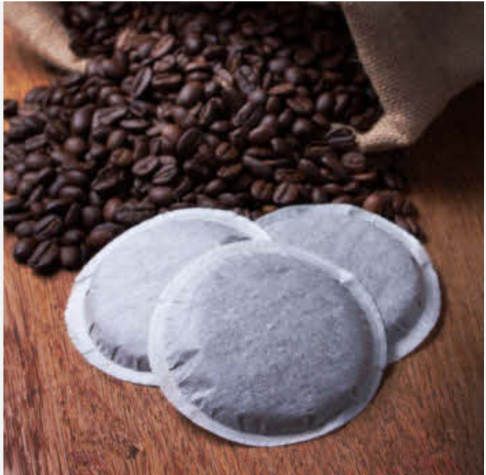 Cialde compostabili di caffè tostate a legna dal Monastero del Silenzio, perfette per un caffè sostenibile e di alta qualità